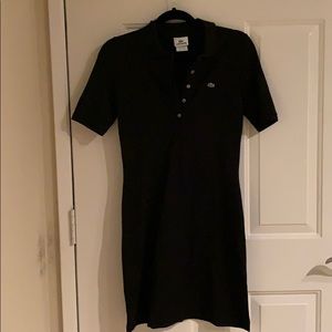 Lacoste Stretch Cotton Mini Piqué Polo Dress 36 S